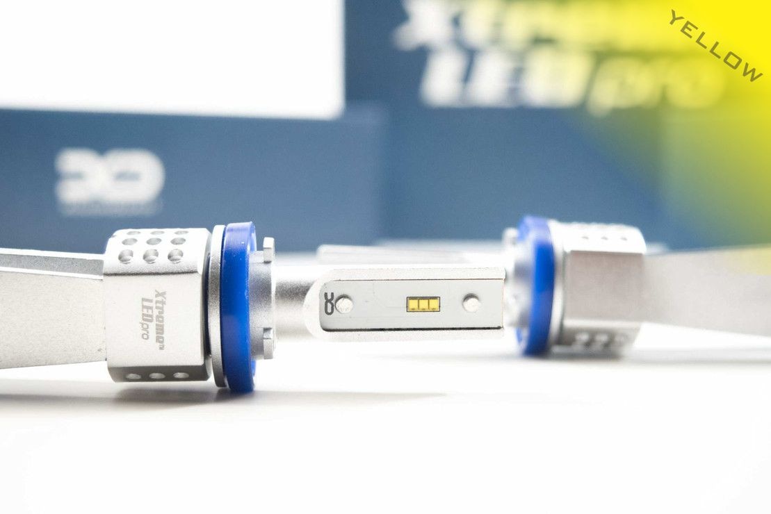 H11: XD Xtreme Yellow LED Pro Grade Fog Light bulbs | HR XD.LED041